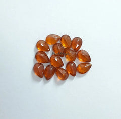3x5MM, 4x6MM, 5x7MM, 6x9MM, 7x10MM Natural Orange Kyanite Faceted Pear Cut Gemstone, AAA Rare Orange Kyanite Pear Cut For Jewelry