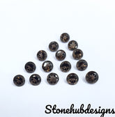 3MM, 4MM, 5MM, 6MM Natural Smoky Quartz Faceted Round Cut Gemstone, AAA Smoky Quartz Round cut For Jewelry Making