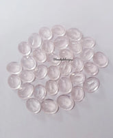 Natural Rose Quartz Faceted Oval Cut Gemstone, AAA Pink Rose Quartz Faceted Oval Cut Gemstone For Jewelry