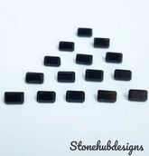 Gemstone: Black Onyx Shape: Octagon Faceted Treatment: Natural Size: 8x10mm, 9x11mm, 10x12mm, 10x14mm Quality Grade: AAA WE PROVIDE BEST QUALITY STONES !