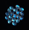 4x6MM, 5x7MM, 6x8MM Natural Moonstone Oval Cabochon Gemstone, AAA Quality Blue flash Moonstone Smooth Oval Cabochon For Jewelry