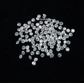 100 pcs 1.40mm to 2.5mm Moissanite White D Color Brilliant Cut Round Small Loose Moissanite for Jewelry Micro Pave Making, Pass Diamond