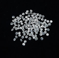 100 pcs 1.40mm to 2.5mm Moissanite White D Color Brilliant Cut Round Small Loose Moissanite for Jewelry Micro Pave Making, Pass Diamond