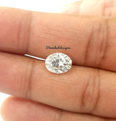 Moissanite Faceted Oval Cut Gemstone, AAA D Color Moissanite Faceted Octagon Cut Calibrated Loose Gemstone For Jewelry