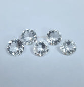 Natural Crystal Quartz Faceted Round Cut Gemstone 11MM, 12MM, 13MM, 14MM 15MM, AAA White Crystal Quartz Faceted Round cut For Jewelry