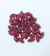 2x4MM, 2.5x5MM, 3x6MM, 4x8MM Ruby faceted Marquise Cut loose Gemstone, AAA Glass Field Ruby Marquise Faceted Gemstone For jewelry