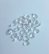 3x5MM, 4x6MM, 5x7MM Natural White Topaz Faceted Oval Cut Gemstone, AAA Quality White Topaz faceted Oval Cut loose Calibrated Gemstone for jewelry