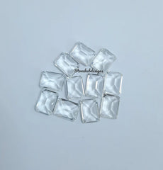 6X8MM, 7X9MM, 8X10MM Natural White Topaz Faceted Octagon cut gemstone, AAA Quality White Topaz Faceted Octagon Cut Calibrated for Jewelry