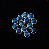 5MM, 6MM Natural Moonstone Faceted Round Gemstone, AAA Moonstone Round Faceted blue flash gemstone for Jewelry