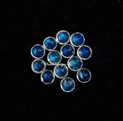 5MM, 6MM Natural Moonstone Faceted Round Gemstone, AAA Moonstone Round Faceted blue flash gemstone for Jewelry