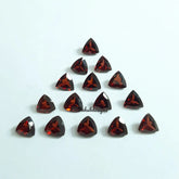 7MM, 8MM Natural Garnet Faceted Trillion Cut Loose Gemstone, AAA Red Mozambique Garnet faceted Trillion Loose Calibrated Stone for jewelry