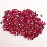 1.5x2.5MM, 1.5x3MM, 2x3MM Natural Ruby faceted Baguette Cut Stone, AAA Red Ruby faceted baguette Cut Loose Calibrated Precious For Jewelry