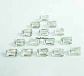 3x5MM, 4x6MM, 5x7MM AAA Green Amethyst Faceted Octagon Cut Gemstone, 100% Natural Green Amethyst faceted Octagon cut loose gemstone