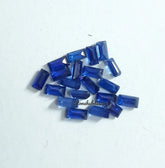 2x4MM, 2.5x5MM, 3x6MM Natural Blue Kyanite Faceted Baguette Cut Gemstone, AAA Quality Blue Kyanite Baguette Cut Loose Stone For Jewelry