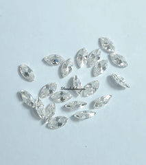 5x10MM to 9x18MM Moissanite Faceted Brilliant Marquise Cut Gemstone, AAA Quality D Color Loose Moissanite Marquise Gemstone For Jewelry