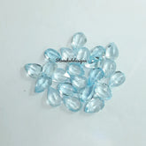 3x4MM, 3x5MM, 4x6MM Natural Sky Blue Topaz Faceted Pear Cut Gemstone, AAA Quality Sky Topaz Pear Faceted Loose Gemstone For Jewelry