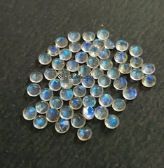 3MM AAA Natural Labradorite Faceted Round Cut Stone, Labradorite blue flash Round Cut calibrated size loose stone For jewelry