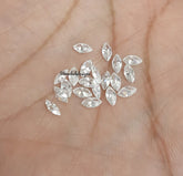 5x10MM to 9x18MM Moissanite Faceted Brilliant Marquise Cut Gemstone, AAA Quality D Color Loose Moissanite Marquise Gemstone For Jewelry