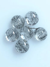 5 pcs 4MM, 5MM, 6MM Copper Rutile Quartz Round Faceted Top Quality- Natural Rutile Quartz faceted round For Jewelry Making
