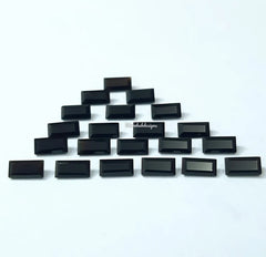 1.5x3MM, 2x3MM Natural Black Onyx faceted Baguette Cut Gemstone, AAA BLACK ONYX faceted Baguette Loose Calibrated Cut Stone For jewelry
