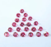 3MM, 4MM, 5MM, 6MM Natural Pink Topaz Faceted Round Cut Gemstone, AAA Pink Topaz Round Cut Faceted calibrated Size Loose Gemstone