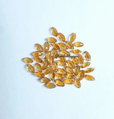 1.5x3MM, 2x4MM, 2.5x5MM Natural Citrine Faceted Marquise Cut Gemstone, AAA Yellow Citrine faceted Marquise Cut Calibrate size Loose Gemstone