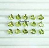 3MM, 4MM, 5MM Natural Peridot Faceted Trillion Cut gemstone, AAA Green Peridot Faceted Trillion Loose Calibrated Cut Gemstone For Jewelry