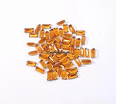 1.5x3MM, 2x3MM, 2x4MM Natural Citrine Faceted Baguette Cut Gemstone, AAA Yellow Citrine Faceted Baguette Calibrated Cut Stone For Jewelry