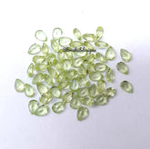 2x3MM, 3x4MM Natural Peridot Faceted Pear Cut Gemstone, AAA Green Peridot faceted Pear Calibrated Size loose stone For Jewelry Making