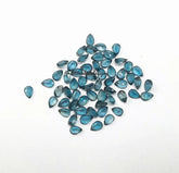 1.5x3MM, 2x3MM, 2x4MM, 2.5x5MM London Blue Topaz Faceted Marquise Cut Gemstone, AAA Blue London Topaz faceted Marquise Loose Cut For Jewelry