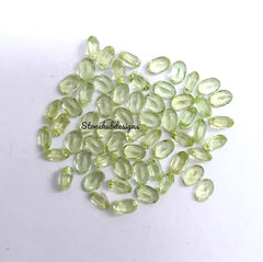 2x3MM, 3x4MM Natural Peridot Faceted Oval Cut Gemstone, AAA Green Peridot Faceted Oval Loose Calibrated Cut Stone for jewelry