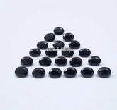 4x6MM, 5x7MM, 6x8MM Natural Black Onyx faceted Oval Cut Gemstone, AAA BLACK ONYX faceted Oval Loose Calibrated Cut For jewelry