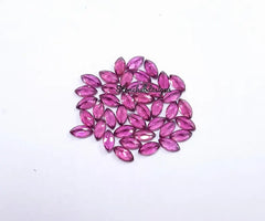 1.5x3MM, 2x3MM Natural Rhodolite Faceted Marquise Cut Gemstone, AAA Pink Rhodolite Marquise Loose Calibrated Cut Gemstone for Jewelry