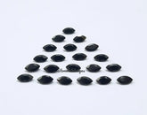 1.5x3MM, 2x4MM, 2.5x5MM Natural Black Onyx Faceted Marquise Cut Gemstone, AAA Black Onyx Marquise Loose Calibrated Cut Gemstone For Jewelry