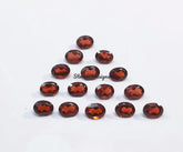 2x3MM, 3x4MM, 3x5MM Natural Red Garnet Faceted Oval Cut Gemstone, AAA Red Mozambique Garnet Faceted Oval Cut Loose Gemstone for Jewelry