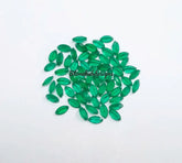 1.5x3MM, 2x4MM, 2.5x5MM Natural Green Onyx faceted Marquise Cut Gemstone, AAA GREEN ONYX faceted Marquise Loose Calibrated Cut For jewelry
