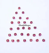 1.25MM, 1.50MM, 1.75MM, 2MM, 2.50MM Natural Pink Topaz Faceted Round Cut Gemstone, AAA Pink Topaz Round Cut Faceted calibrated Size Gemstone