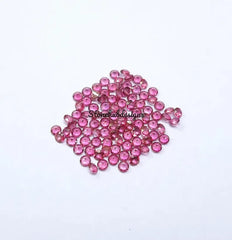 1.25MM, 1.50MM, 1.75MM, 2MM, 2.50MM Natural Pink Topaz Faceted Round Cut Gemstone, AAA Pink Topaz Round Cut Faceted calibrated Size Gemstone