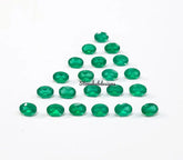 2x3MM, 3x4MM, 3x5MM Natural Green Onyx faceted Oval Cut Gemstone, AAA GREEN ONYX faceted Oval Loose Calibrated Cut For jewelry making