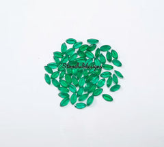 1.5x3MM, 2x4MM, 2.5x5MM Natural Green Onyx faceted Marquise Cut Gemstone, AAA GREEN ONYX faceted Marquise Loose Calibrated Cut For jewelry