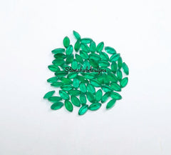 1.5x3MM, 2x4MM, 2.5x5MM Natural Green Onyx faceted Marquise Cut Gemstone, AAA GREEN ONYX faceted Marquise Loose Calibrated Cut For jewelry