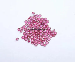 1.25MM, 1.50MM, 1.75MM, 2MM, 2.50MM Natural Pink Topaz Faceted Round Cut Gemstone, AAA Pink Topaz Round Cut Faceted calibrated Size Gemstone