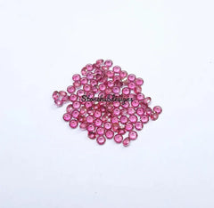 1.25MM, 1.50MM, 1.75MM, 2MM, 2.50MM Natural Pink Topaz Faceted Round Cut Gemstone, AAA Pink Topaz Round Cut Faceted calibrated Size Gemstone