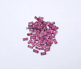1.5x3MM, 2x3MM Natural Rhodolite Garnet Faceted Baguette Cut Gemstone, AAA Pink Rhodolite faceted Baguette Loose Cut Gemstone for jewelry