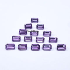 3x4MM, 3x5MM, 4x6MM, 5x7MM Natural Amethyst faceted Octagon Cut Gemstone, AAA Purple Amethyst Octagon Loose Calibrated Cut Stone For Jewelry
