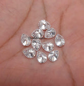 6x8MM, 7x9MM, 8x10MM Moissanite Faceted Pear Cut Gemstone, D Color AAA White Loose Moissanite Faceted Pear Loose Cut Gemstone For Jewelry