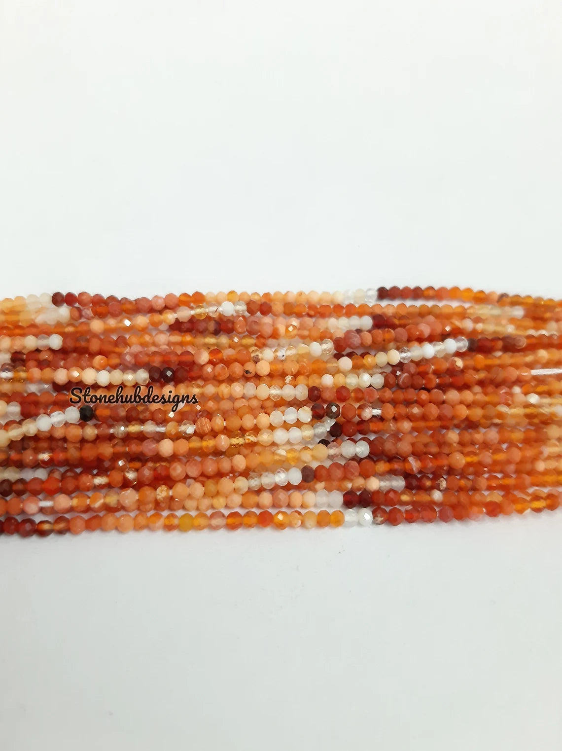 2-2.50MM Natural Mexican Fire opal micro faceted Rondelle beads, Mexican fire opal faceted Rondelle necklace beads For Jewelry Making