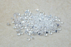 10 pcs 1MM, 1.50MM, 2MM, 2.50MM Natural White Topaz Faceted Round Cut Loose Gemstone, AAA Quality White Topaz Round Cut For Topaz Jewelry