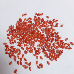 2.5x5MM, 3x6MM, 4x8MM Natural Italian Coral Marquise Cabochon Gemstone, AAA Red Coral Smooth Marquise Flat Back Gemstone For Jewelry