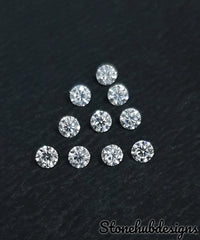 2MM, 2.50MM, 3MM, 3.50MM Moissanite Round Brilliant Cut Gemstones- Loose White Moissanite - D Color- VS-VVS Clarity, Moissanite for jewelry